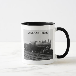 Love Old Trains Vintage Steam Engine Train Mug