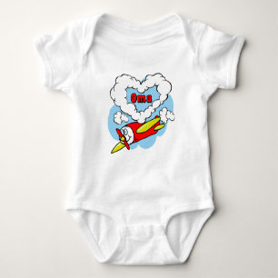 Love Oma Kids Aeroplane Baby Bodysuit