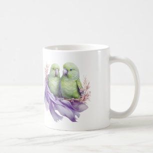 Love on a Branch – Two Birds in Harmony Coffee Mug
