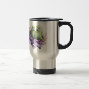 Love on a Branch – Two Birds in Harmony Travel Mug