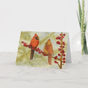'Love on a Winterberry Branch' Card