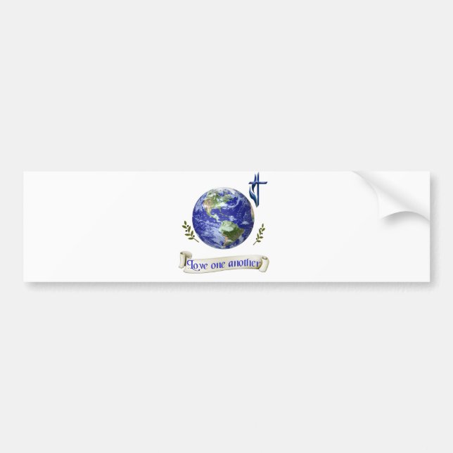 Love on another bumper sticker (Front)