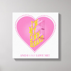 Love on Canvas Print