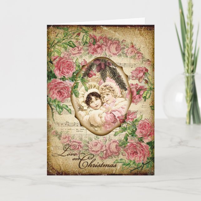 Love on Christmas Holiday Card (Front)