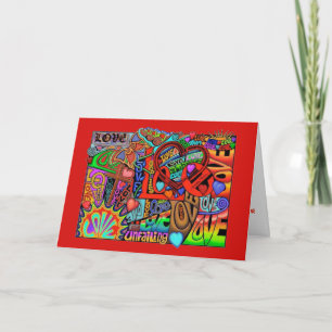 LOVE on OVER~flow Holiday Card