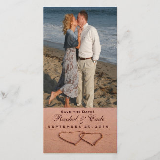 Love on the beach photo template
