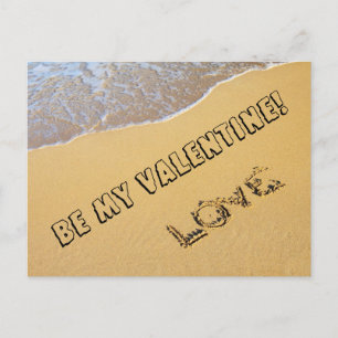 Love on the beach Valentine's Card