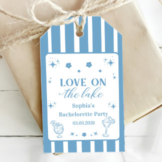 Love On The Lake Bachelorette Party Gift Tags