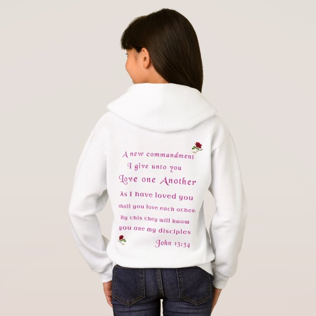 Love one another as I have loved you 2 sided (Back Full)