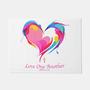 Love One Another Bible Verse John 1334 Doormat