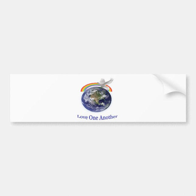 Love one Another Bumper Sticker (Front)