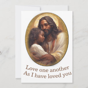 Love one another Christian Bible verse Invitation