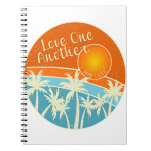 Love One Another Christian Design Notebook