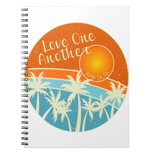 Love One Another Christian Design Notebook (Front)