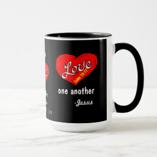 Love one another gotGod316.com Jesus Mug