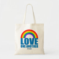 Love One Another Inspirational Christian Monogram