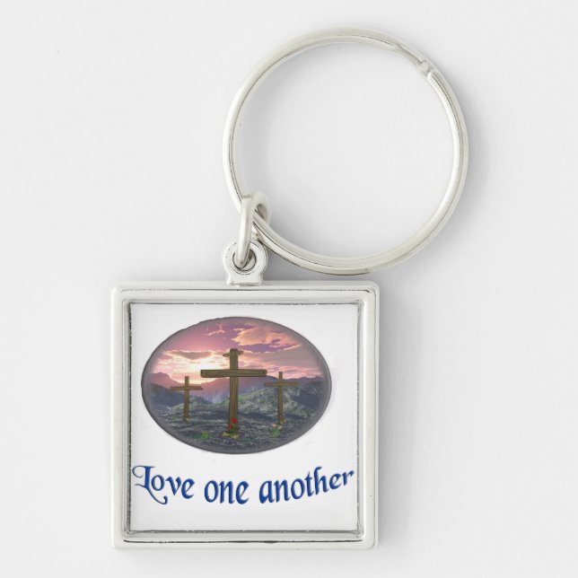Love one another key ring (Front)