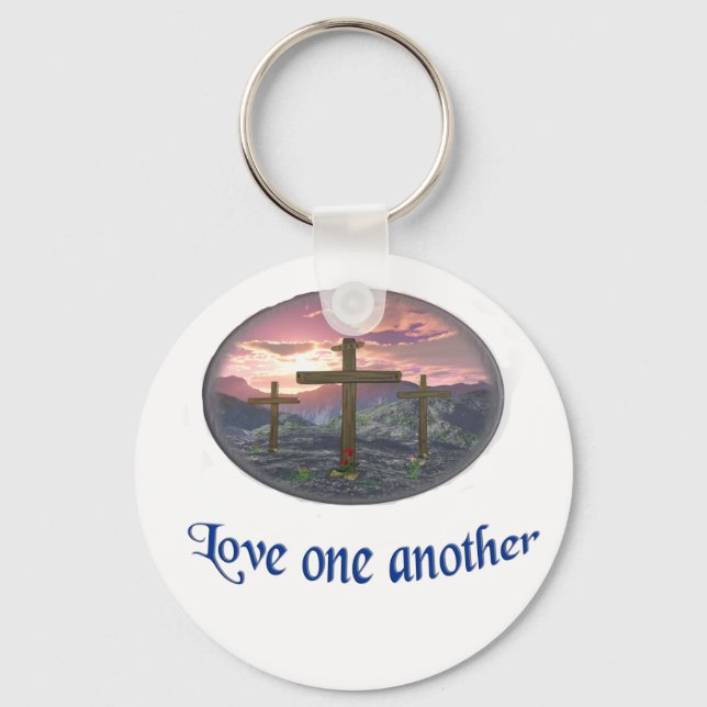 Love one another key ring (Front)