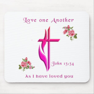 Love one another mouse mat
