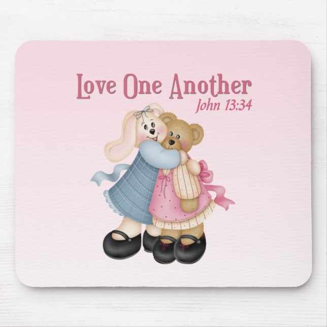 Love One Another Mouse Mat (Front)