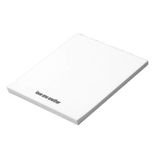 love one another notepad