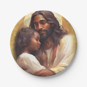 Love one another paper plate