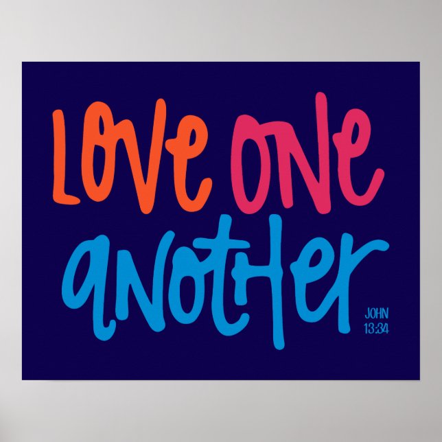 Love one another poster (Front)