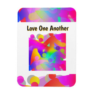 Love One Another Refrigerator  Magnet