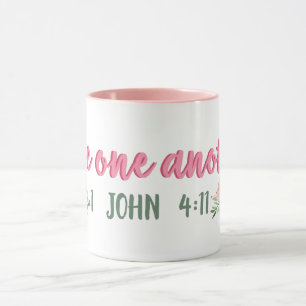 Love One Another Scripture // Bible Verse Mug