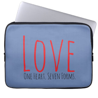 Love - One Heart. Seven Forms Electronics Bag