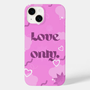 'Love Only' Y2K Aesthetic iPhone 14 Case