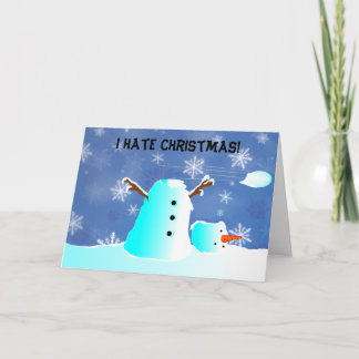 Love or hate Christmas Holiday Card