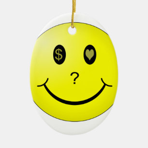 Love or Money or Love Money? Ceramic Tree Decoration