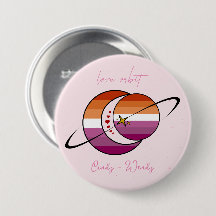 Love Orbit Universe Sun & Moon Sunset Lesbian Flag