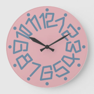Love ORIGINALS NUMBERS by Masanser Large Clock