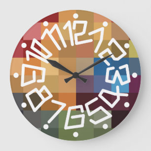 Love ORIGINALS NUMBERS by Masanser Large Clock