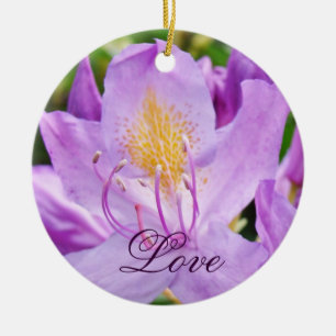 Love Ornament Purple Lavender Tree Ornaments
