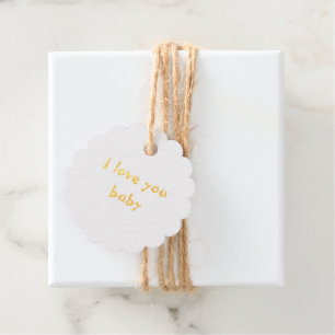 love ornaments favour tags