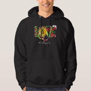 Love Orthopaedic Nurse Off Duty Watermelon Pineapp Hoodie