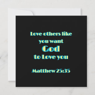 Love Others Well Invitation 