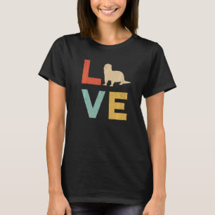 Love Otter Vintage Rodent Women's River Otter T-Shirt