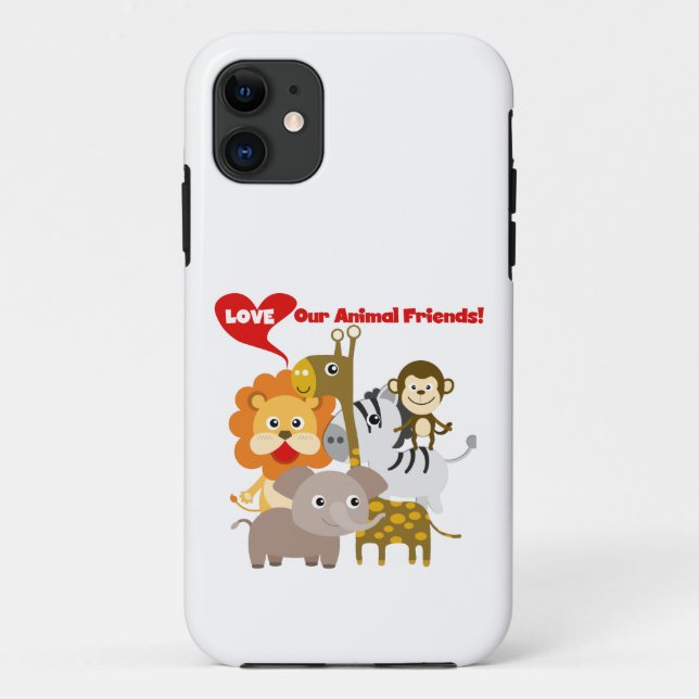 Love Our Animal Friends Case-Mate iPhone Case (Back)