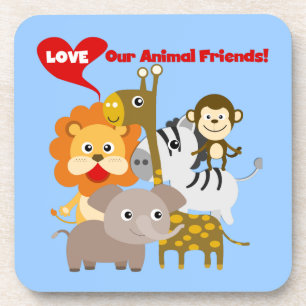 Love Our Animal Friends Coaster