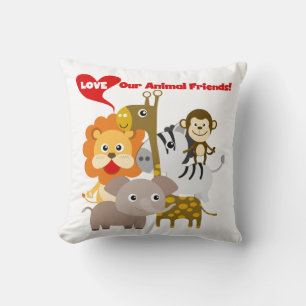 Love Our Animal Friends Cushion