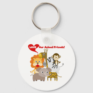 Love Our Animal Friends Key Ring