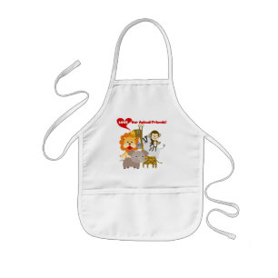 Love Our Animal Friends Kids Apron