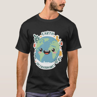 Love Our Planet Earth Sticker man's t-shirt