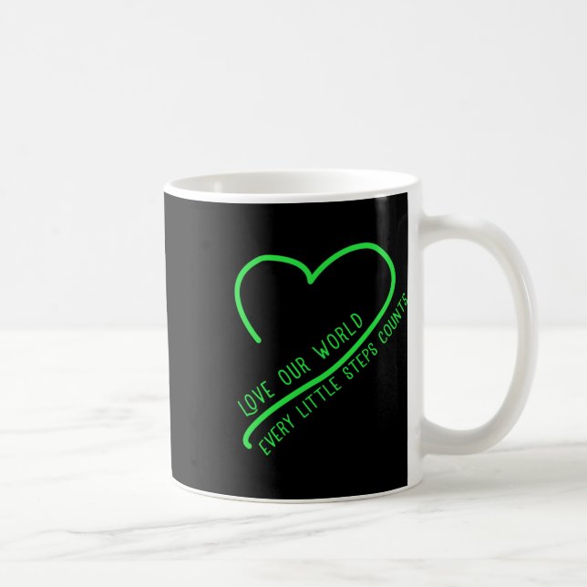 Love Our World Climate Change Environmental Protec Coffee Mug (Right)