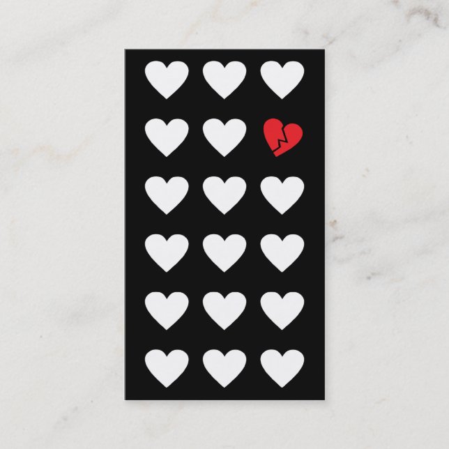 love outcast business card (Front)