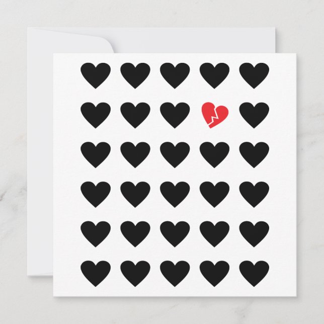 love outcast invitation (Front)